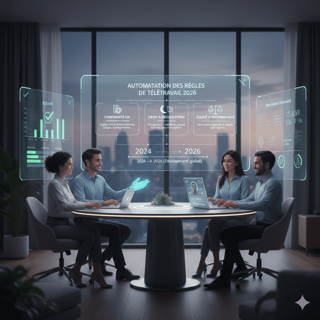 De l'accord d'entreprise à la pratique : Comment automatiser vos règles de télétravail sans micromanagement